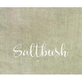 40CT Fox and Rabbit Hand Dyed linen Saltbush Fat Half Yard