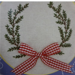 Wreath Embroidery Kit by Make It