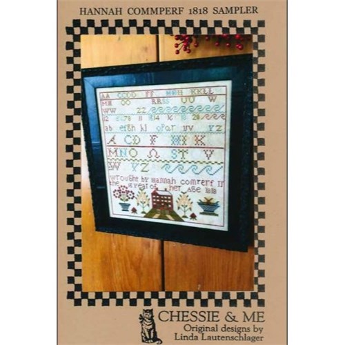 Hannah Comperf 1818 Sampler by Chessie & Me