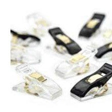 Hemline Gold Fabric Quilt Clips 30pcs