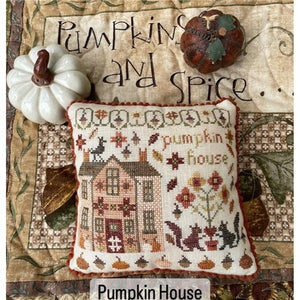 Houses on Pumpkin Lane Cross Stitch Series by Pansy Patch Quilts and Stitchery