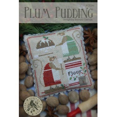 Plum Pudding Cross Stitch Chart by With Thy Needle and Thread (Brenda Gervais)