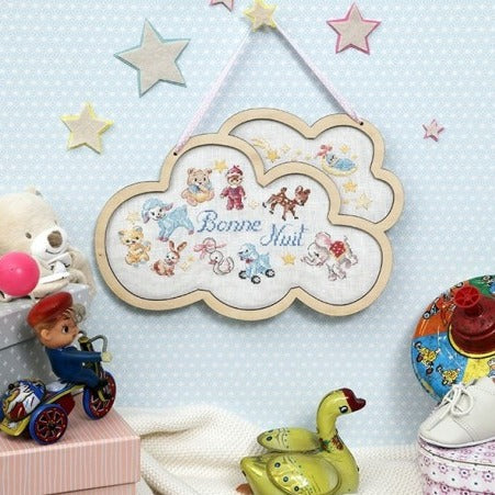 Cloud Hanging Decoration by Les Brodeuses Parisiennes (Aida)