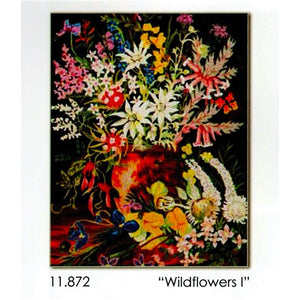 Wildflowers 1 Tapestry Canvas by Grafitec