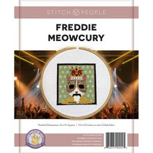 Freddie Meowcury - The Meow the Merrier Cross Stitch Chart by Lizzy Dabczynski-Bean of The Stitch People