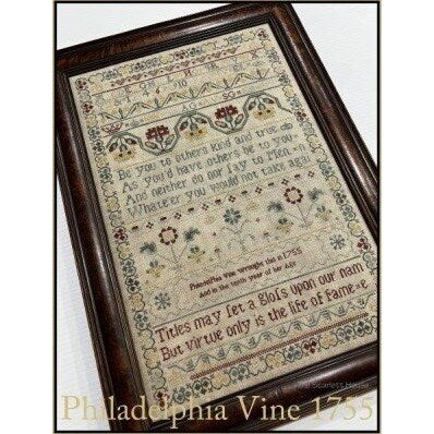 Philadelphia Vine 1755 Cross Stitch Chart by The Scarlett House