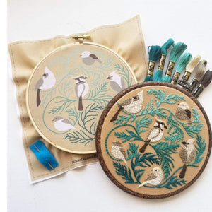 Winter Birds Embroidery Kit by Jessica Long