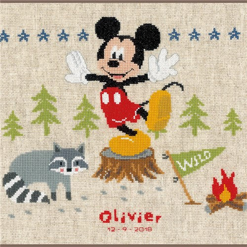 A Woodsy Adventure with Mickey Disney Counted Cross Stitch kit by Vervaco - PN0167674