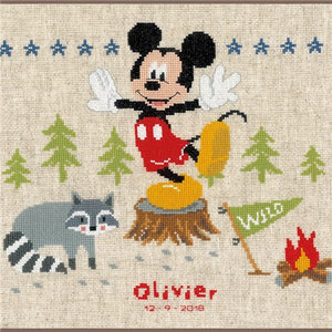 A Woodsy Adventure with Mickey Disney Counted Cross Stitch kit by Vervaco - PN0167674