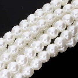 3mm Czech Glass Pearls Round