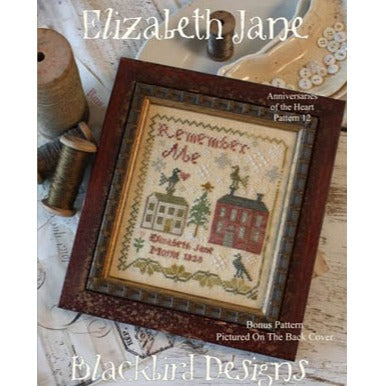 Elizabeth Jane Anniversaries of the Heart #12 Cross Stitch Chart by Blackbird Designs