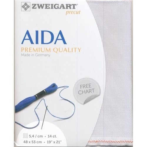 14CT Aida Fat Quarter Prepack Silver Moon