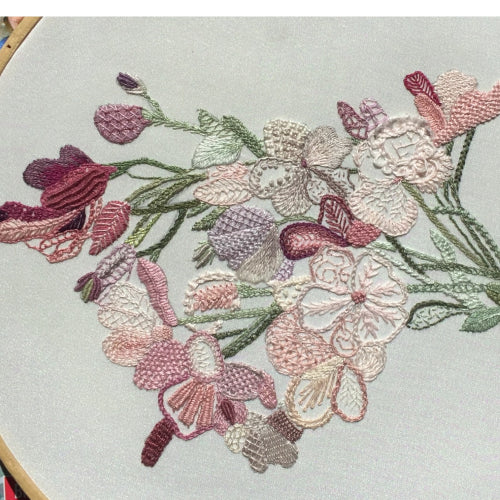 Cherry Blossom Stitch Sampler by Roseworks