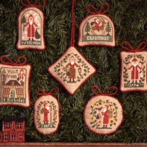 A Christmas Visit Cross Stitch Chart by The Prairie Schooler