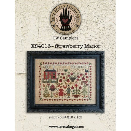 Strawberry Manor Cross Stitch Chart by Teresa Kogut