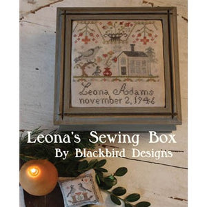 Leona's Sewing Box Cross Stitch Chart by Blackbird Designs
