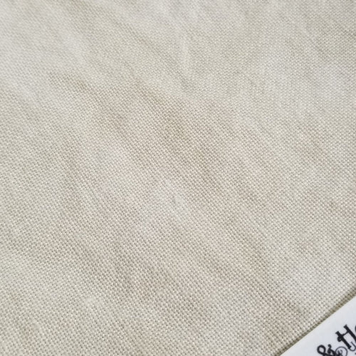 36CT Fiber On A Whim Hand Dyed Edinburgh Linen Fat Half Yard Milk and Honey
