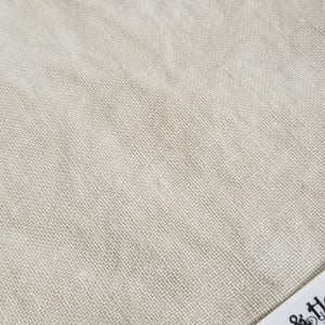 36CT Fiber On A Whim Hand Dyed Edinburgh Linen Fat Half Yard Milk and Honey