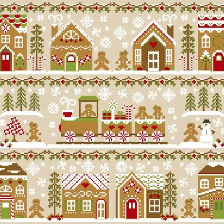 Gingerbread Village by Country Cottage Needleworks