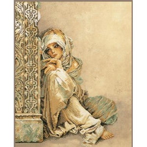 Arabian Woman Cross Stitch Kit by Lanarte (PN-008001)