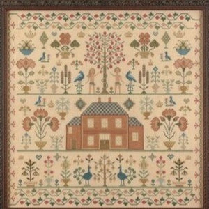 Peacocks in the Garden Cross Stitch Chart by With My Needle