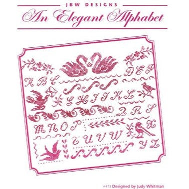 An Elegant Alphabet Cross Stitch Chart by JBW Designs