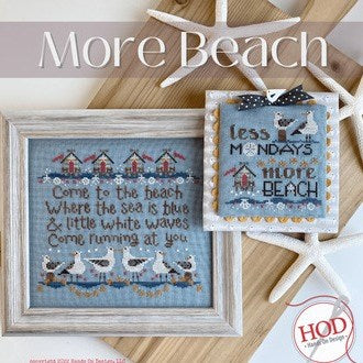 More Beach Cross Stitch Chart by Hands on Design