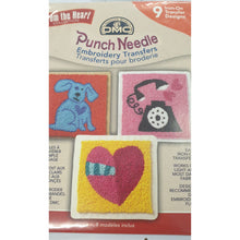 Punch Needle Embroidery Iron On Tansfers by DMC