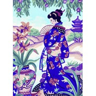 Japanese Lady Tapestry Canvas by Grafitec - 6.216