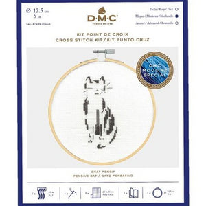 DMC Cat Cross Stitch Kit
