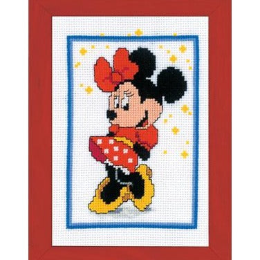 Minnie Mouse Disney Cross Stitch Kit by Lanarte