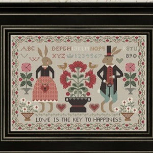 Love is the Key Cross Stitch Chart by Teresa Kogut