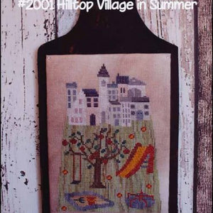 Hilltop Village in Summer by Thistles