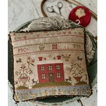 Rose Cottage Pinkeep Pattern by Stacy Nash Primitives