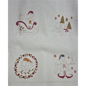 Make Ready for Another Christmas Stitchery Panel by Natalie Bird