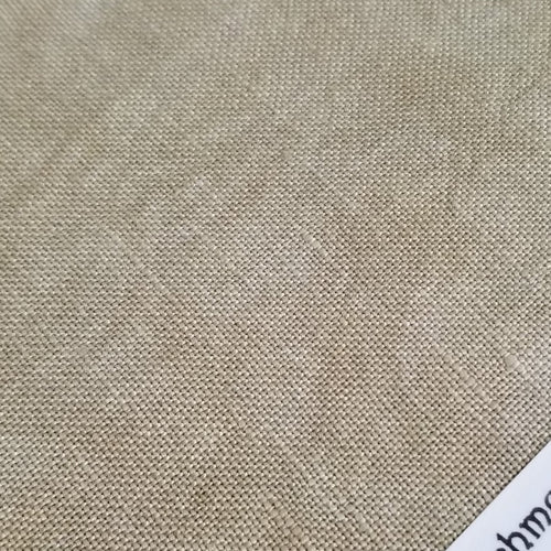 32CT Fiber On A Whim Hand Dyed Belfast Linen Fat Half Yard Parchment