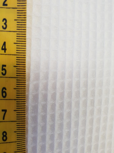 Waffle Weave Cotton White Cot Size