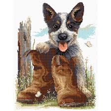 Bluey's Boot Tapestry by Country Threads