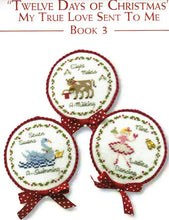 Twelve Days of Christmas Cross Stitch Charts Series with Charms by JBW Designs