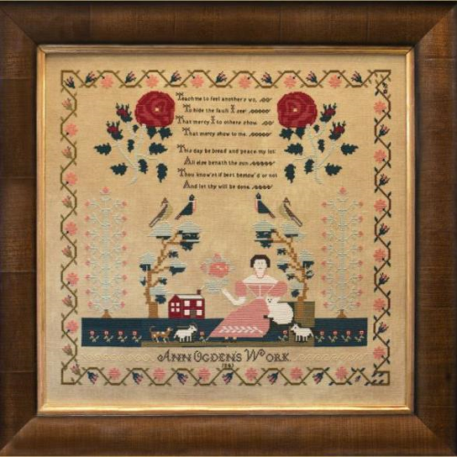 Ann Ogden 1843 by Hands Across the Sea Samplers