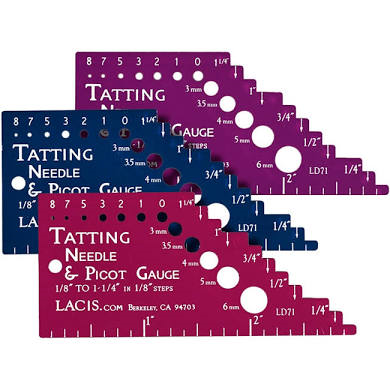 Tatting Needle And Picot Gauge
