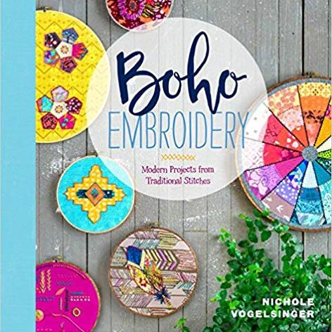 Boho Embroidery by Nichole Vogelsinger
