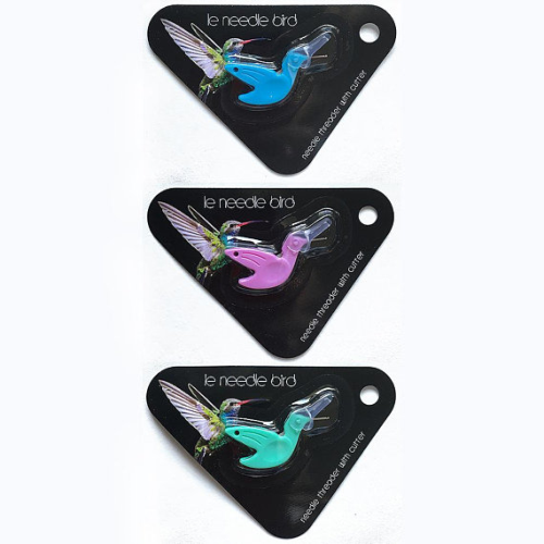 Le Needle Bird Needle Threader with Cutter