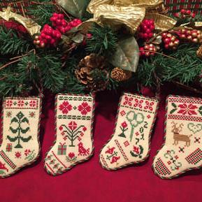 Christmas Stocking Ornaments by ScissorTail Designs