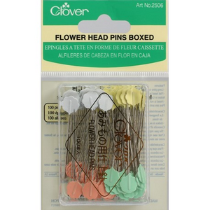 Clover Flower Head Pins Boxed 2506