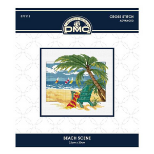 Beach Scene Cross Stitch by DMC