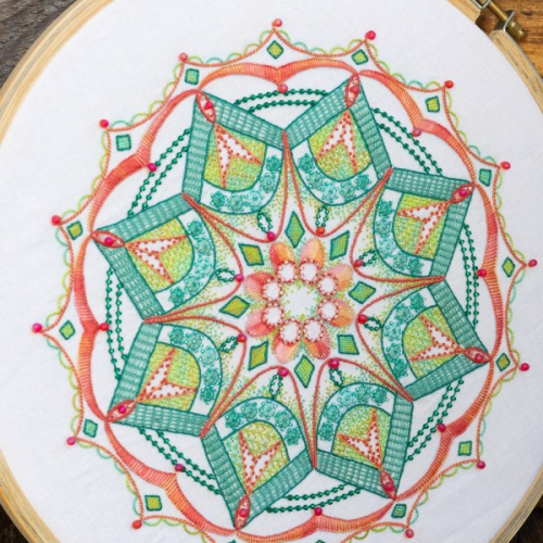 Freewheel Mandala Print and Bead Pack by Hazel Blomkamp