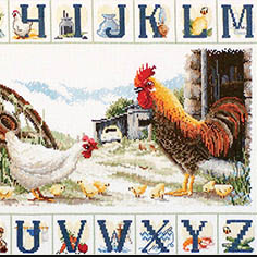 Country Sampler Cross Stitch Chart by Country Threads