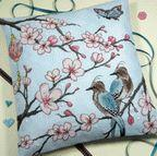 Cherry Blossoms Cushion by Faby Reilly Designs