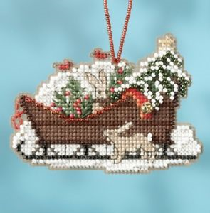 Mill Hill Sleigh Ride Ornament Kit